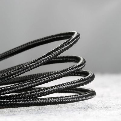 13. Baseus Cafule Cable strapazierfähiges Nylonkabel USB / Micro USB 2A 3M schwarz-rot (CAMKLF-H91)