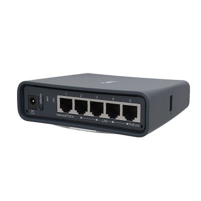 5. Mikrotik hAP ac lite tower Black PoE-Unterstützung