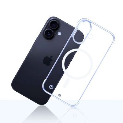 13. 3mk Just20g MagCase für iPhone 16 Plus - transparent
