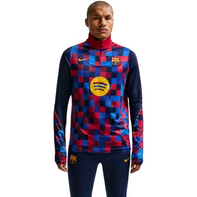 Nike FC Barcelona Strike Heimtrikot für Herren, Blau und Rot, IQ1301 621
