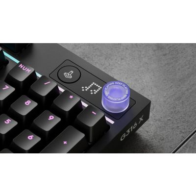 6. Logitech G G316 X 98 Gaming-Tastatur USB QWERTZ Englisch Schwarz