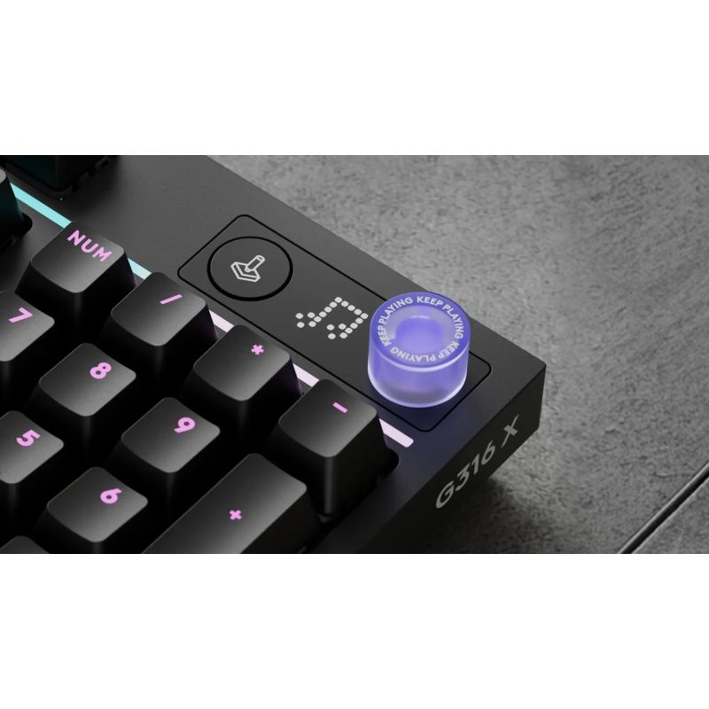 6. Logitech G G316 X 98 Gaming-Tastatur USB QWERTZ Englisch Schwarz