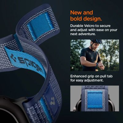 9. Spigen Athlex Air 2 Armband für Apple Watch (44 / 45 / 46 / 49 mm) – Marineblau