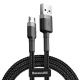 Baseus cafule CAMKLF-BG1 Kabel (USB M - Micro USB M; 1 m; grau-schwarz)