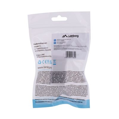 4. LANBERG Netzwerkverbinder 2x RJ45 CAT.6 UTP AD-RJ45-RJ45-OU6