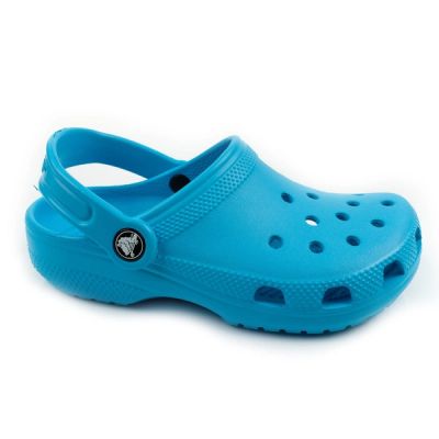 Crocs Classic Clog K Blaue Kinder-Clog-Sandalen Bequem Leicht