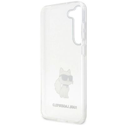 7. Karl Lagerfeld KLHCS23MHNCHTCT S23+ S916 transparenter Hartschalenkoffer Ikonik Choupette
