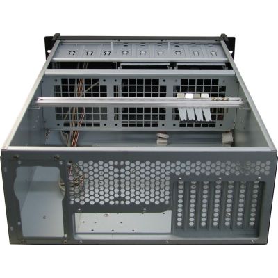 5. Inter-Tech IPC 4U-4129L Rack, silberfarben, Metallic