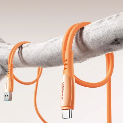 11. Joyroom S-A59 Vibrant Series 3A USB-A - USB-C Kabel 1,2 m - Orange