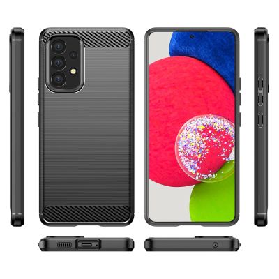8. Carbon Case Flexible Hülle für Samsung Galaxy A53 5G schwarz