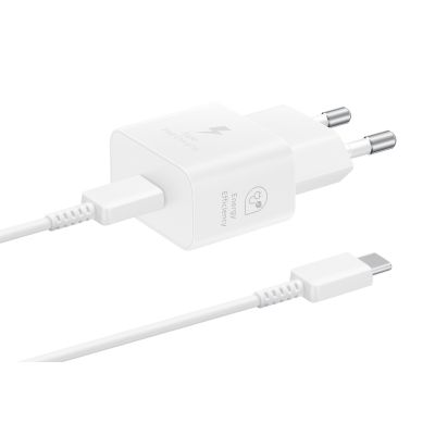 8. Samsung Netzteil 25W USB-C Schnellladekabel 1m Weiß