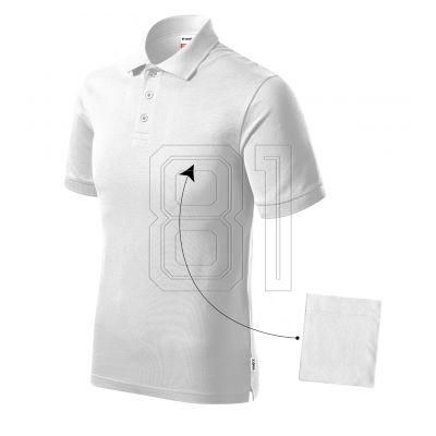 2. Resist Heavy Poloshirt für Herren (Weiß 00 (Markenlabel))