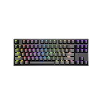 16. GENESIS THOR 404 TKL US GAMING TASTATUR RGB HINTERGRUNDBELEUCHTUNG MECHANISCH SCHWARZ KAILH BOX BRAUN
