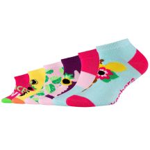 Skechers 6PPK Mädchen Freizeit-Sneaker-Socken SK43082-4203 Mehrfarbig 27-30