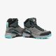 6. Rush Trk GTX Damen-Mittelgrau-Aqua-38 SCARPA Schuhe