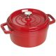 6. Runder Gusseisentopf STAUB La Cocotte 40509-814-0 – 1,7 l, rot