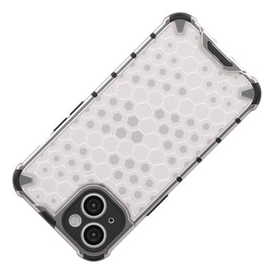 4. Wabenhülle für iPhone 14 gepanzerte Hybridhülle blau