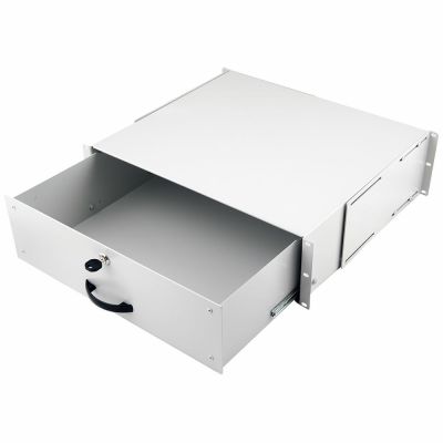 19"-Schubladensystem für 3U-Serverschränke, abschließbar (EZD-3-G)