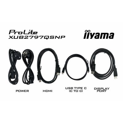 12. iiyama ProLite XUB2797QSNP-B1 Monitor 27" 2560 x 1440 px Wide Quad HD LED Schwarz
