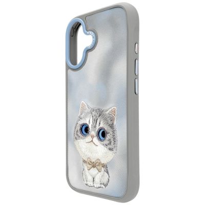 6. Nimmy Big Eyed Pet 2.0 Katzenhülle für iPhone 17 - Grau