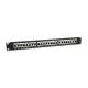 equip Pro - Patchpanel - CAT 6a - RJ-45 x 24 - 1 HE - 48,3 cm (19 Zoll)