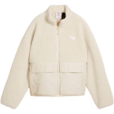 2. Damenjacke Puma Re:Fibre Sherpa cremefarben 694567 87