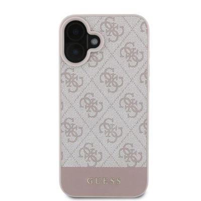3. Guess 4G Bottom Stripe Hülle für iPhone 16 – Rosa