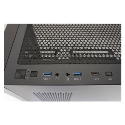 12. LC-Power Gaming 804B – Midi-Tower – PC-Gehäuse – ATX – Micro-ATX – Mini-ITX – Metall – Kunststoff – Gehärtetes Glas – 16 cm