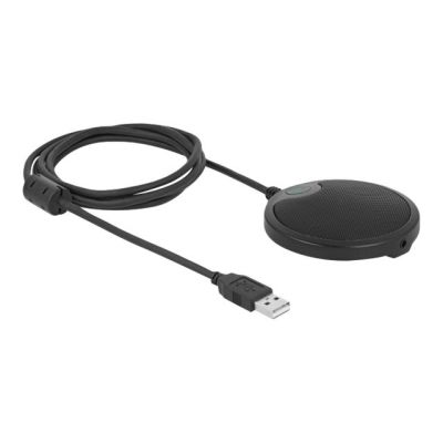 3. DeLOCK Omnidirektionales USB-Kondensatormikrofon für Konferenzen