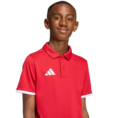 14. adidas Entrada 26 Polo-Shirt für Kinder, rot, JZ6626
