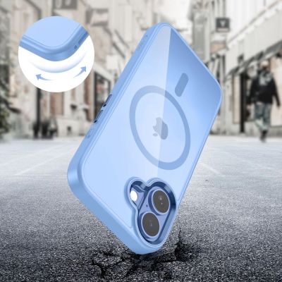 7. Tech-Protect MagMat MagSafe Hülle für iPhone 17 - Transparentblau