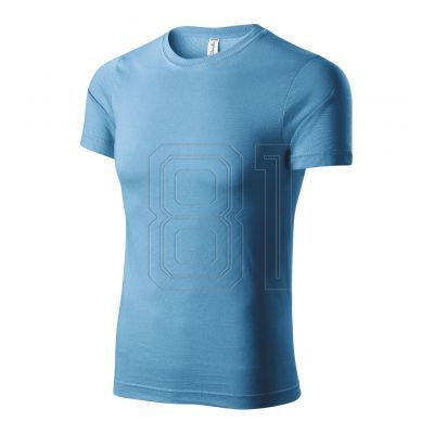 4. Malfini Paint T-Shirt M MLI-P7314 azurblau