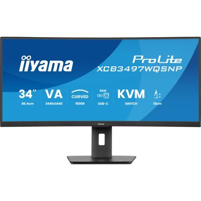 9. iiyama XCB3497WQSNP-B1 34"-Monitor - Flachbildschirm - 86,4 cm