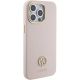4. Guess Silicone Logo Strass 4G Case für iPhone 15 Pro Max - Rosa