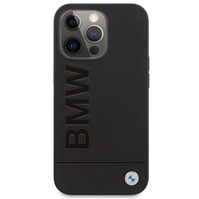 3. BMW Signature Logo Imprint MagSafe Case für iPhone 14 Pro Max – Schwarz