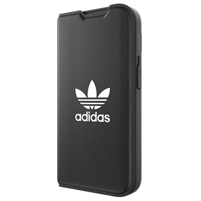 3. Adidas OR Booklet Case BASIC iPhone 14 Pro 6,1" schwarz/schwarz weiß 50182