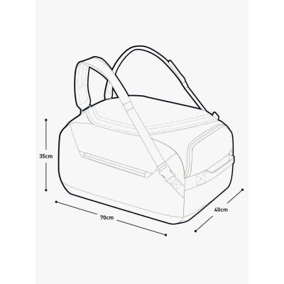 6. EVOC Reisetasche 100 Dunkeloliv - Schwarz