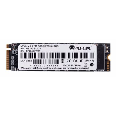 3. AFOX ME300 SSD M.2 PCI-Ex4 512 GB TLC 2,5 GB/s NVMe