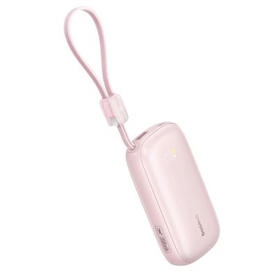 3. Baseus EnerFill FC21 Qpow 3 Ultra 20000mAh 22,5W Powerbank mit Display und Kabel – Pink