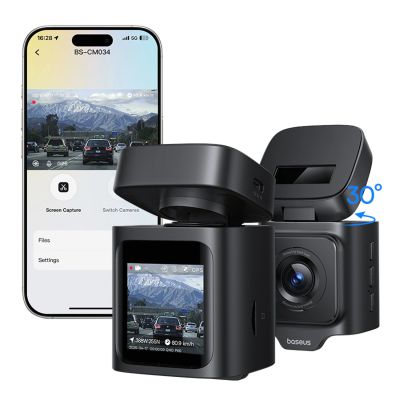 2. Baseus PrimeTrip VD1 Pro 4K Autokamera – Schwarz
