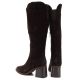 9. Damen-Cowboystiefel aus Leder mit Absatz, Wildleder, braun, Vinceza 133103