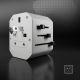 9. SBS TEADAPTUSBTCUNI USB-C/USB-A Universal-Reiseadapter – Weiß