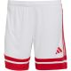 2. adidas Squadra 25 Damenshorts weiß und rot JJ0020