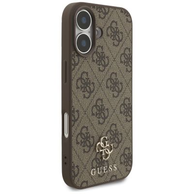 4. Guess 4G Small Classic Logo MagSafe Hülle für iPhone 17 - Braun