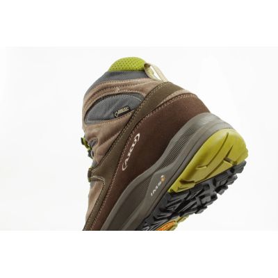 7. Aku Gea Gore-Tex Herren-Trekkingschuhe aus Leder, knöchelhoch, braun