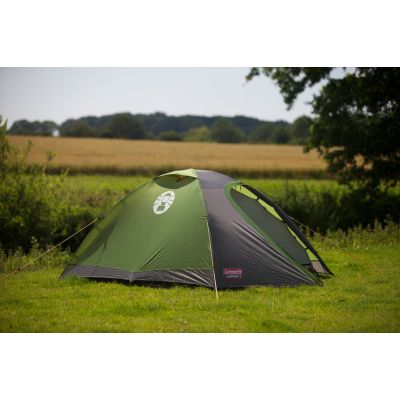 8. Coleman Darwin 3 3-Personen-Zelt – grau/grün