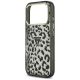 6. Guess Leopard Glitter MagSafe Hülle für iPhone 17 Pro - Schwarz