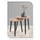 3. Couchtisch mit 3 Beinen, Holzplatte, 2er-Set