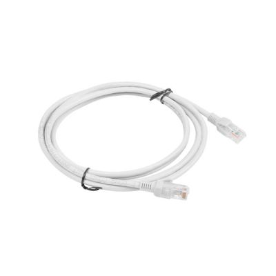 2. Lanberg PCU5-10CC-0200-S UTP-Kabel (RJ45, U/UTP - RJ45, U/UTP; 2 m; UTP; Kat. 5e; grau)