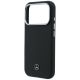 6. Mercedes Leder-Schutzhülle mit Grillmuster und MagSafe-Funktion für iPhone 17 Pro – Schwarz
